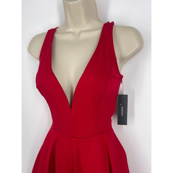 Lulus NWT Red Dress (B43#1) - Picture 2 of 11